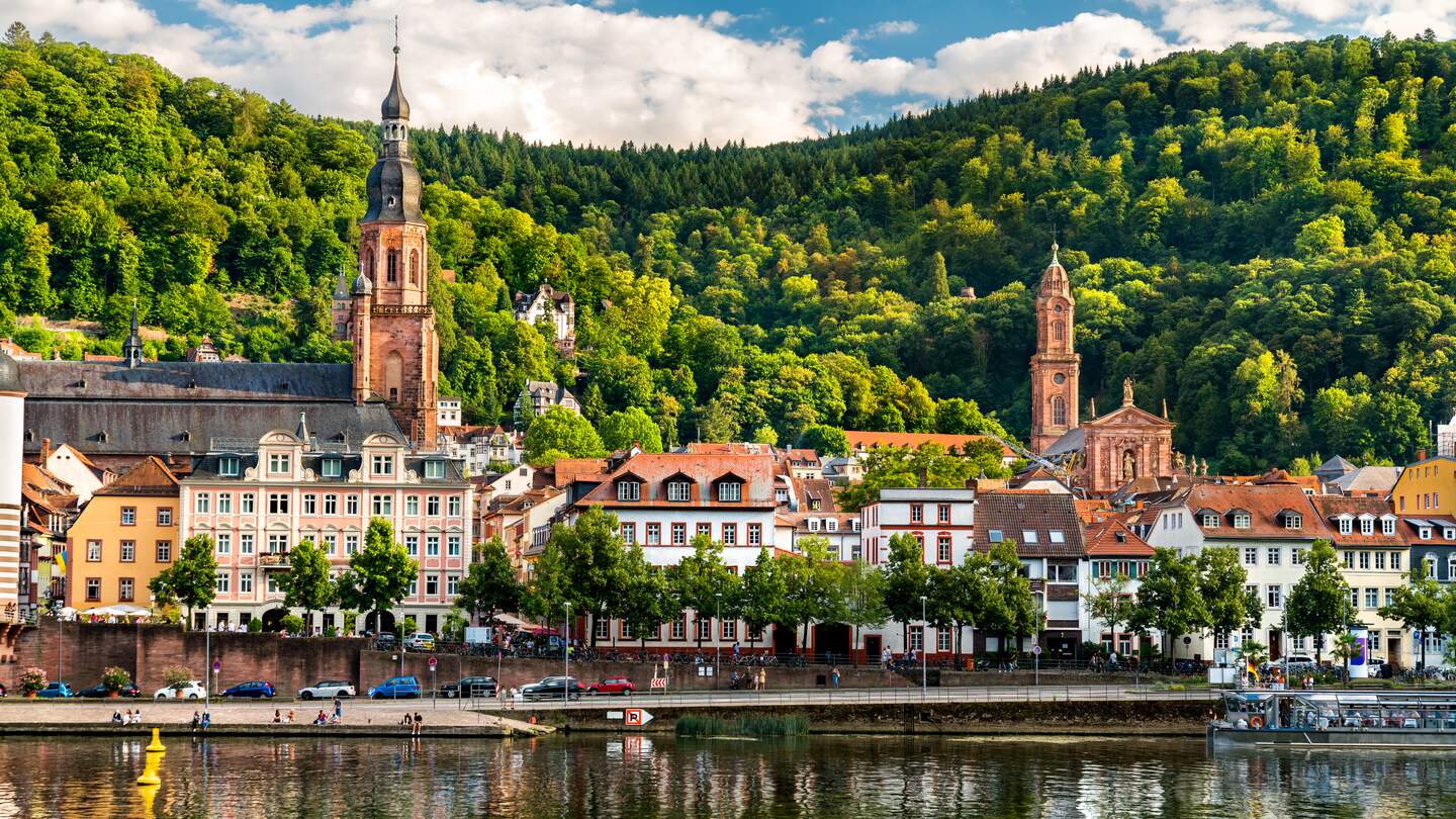 Blick auf de Neckar und die Skyline von Heidelberg | © Gettyimages.com/Leonid Andronov